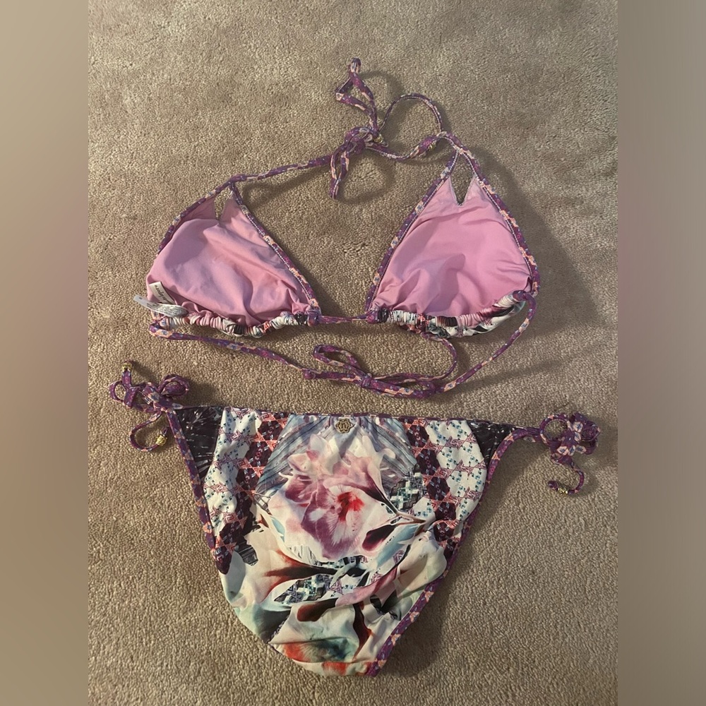 Nanette Lenore Floral String Bikini - Picture 2 of 4
